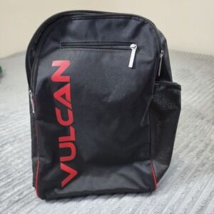 Vulcan VPRO Pickleball Backpack Black Red Large Multipockets LightweightDurable